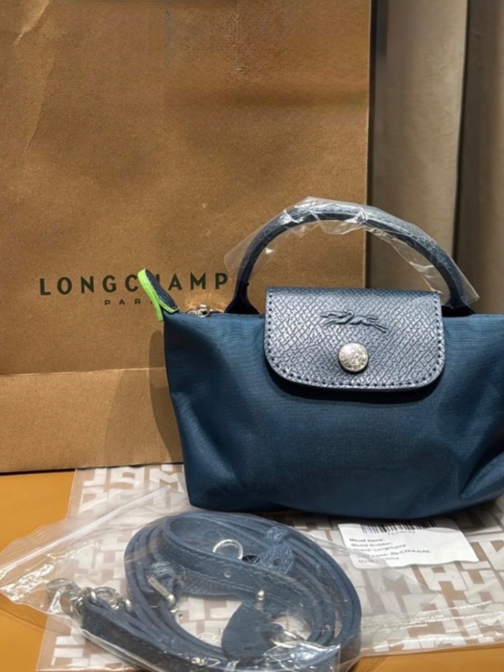 New Mini Longchamp Le Pliage - Picture 2 of 4